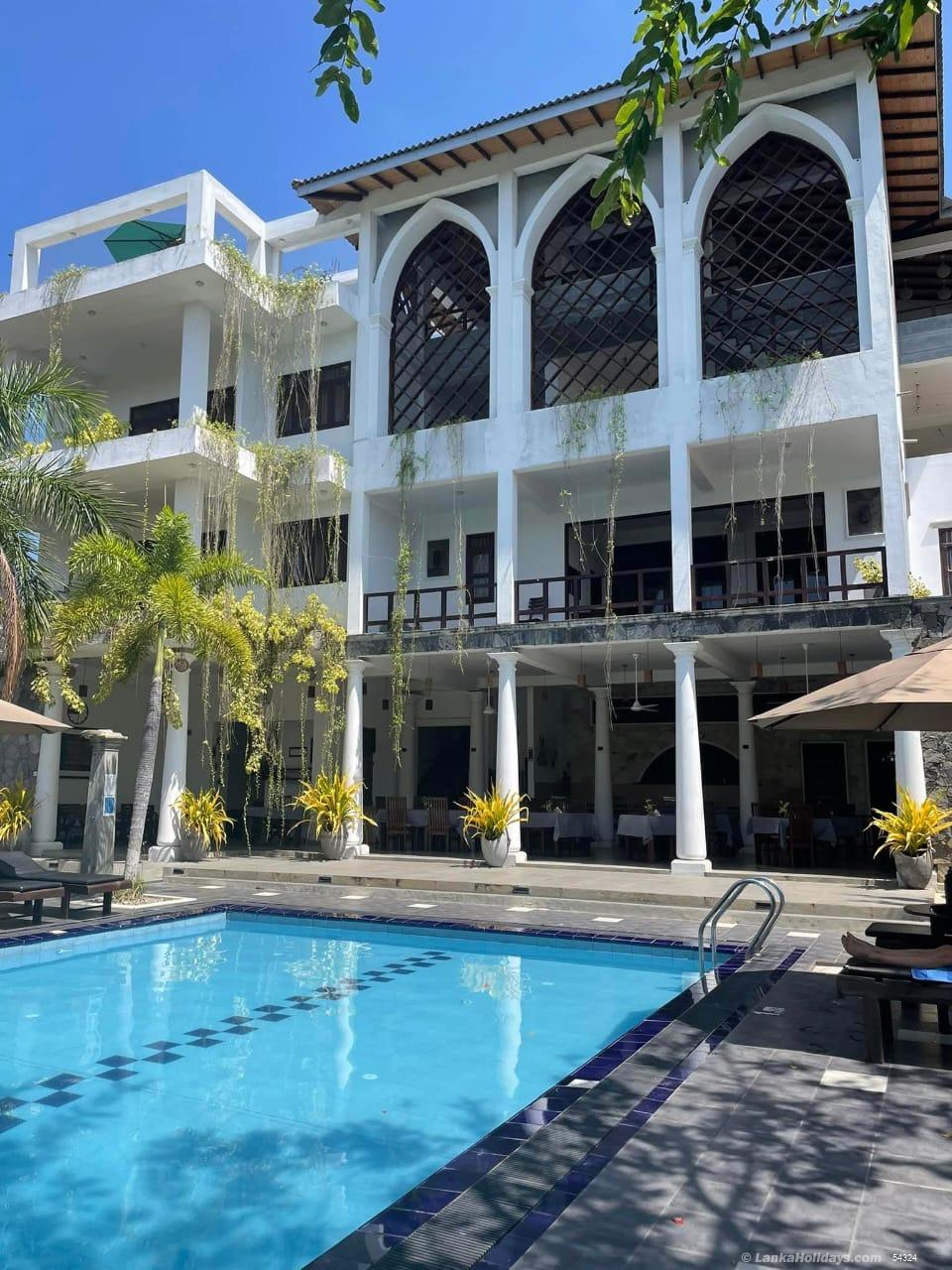 Pool with Entire Bldg View